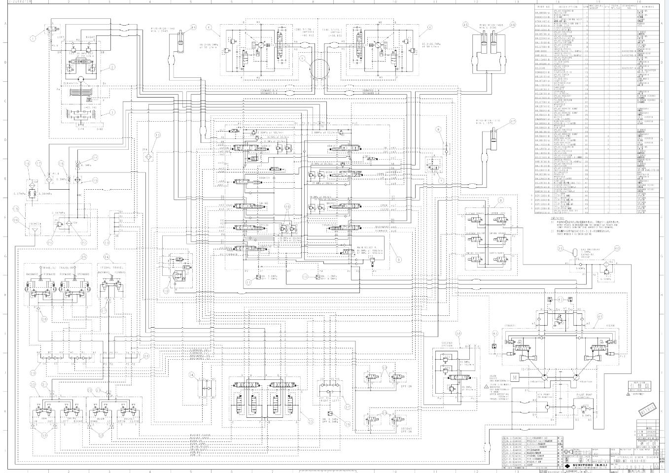 Link Belt Excavator 370 LX MHW Schematics Service Manual 1