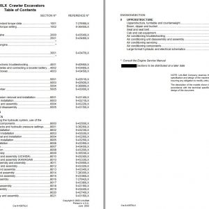 Link Belt Excavator 370 LX SL Service Manual 1