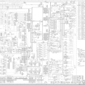 Link Belt Excavator 370 LX TL FC Electrical Schematic Hydraulic Schematic Service Manual 1