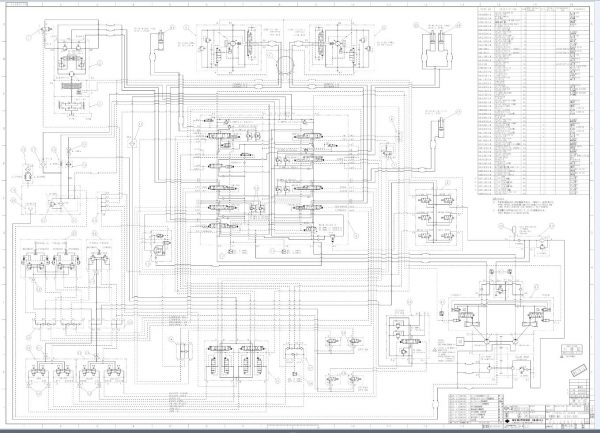 Link Belt Excavator 370 LX TL FC Electrical Schematic Hydraulic Schematic Service Manual 2