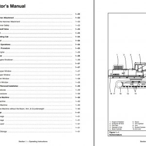 Link Belt Excavator 4300 QEX Quantum Schematics Operation Shop Manual 1