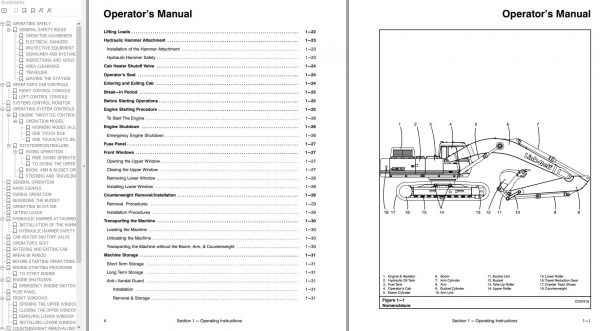 Link Belt Excavator 4300 QEX Quantum Schematics Operation Shop Manual 1