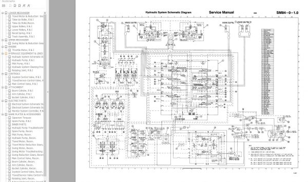 Link Belt Excavator 4300 QEX Quantum Schematics Operation Shop Manual 2