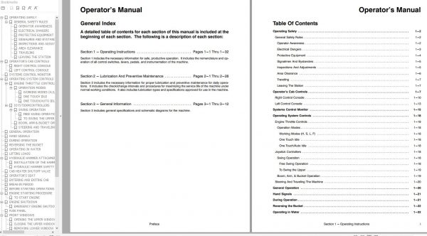 Link Belt Excavator 4300 QTL Quantum Operation Shop Manual 1