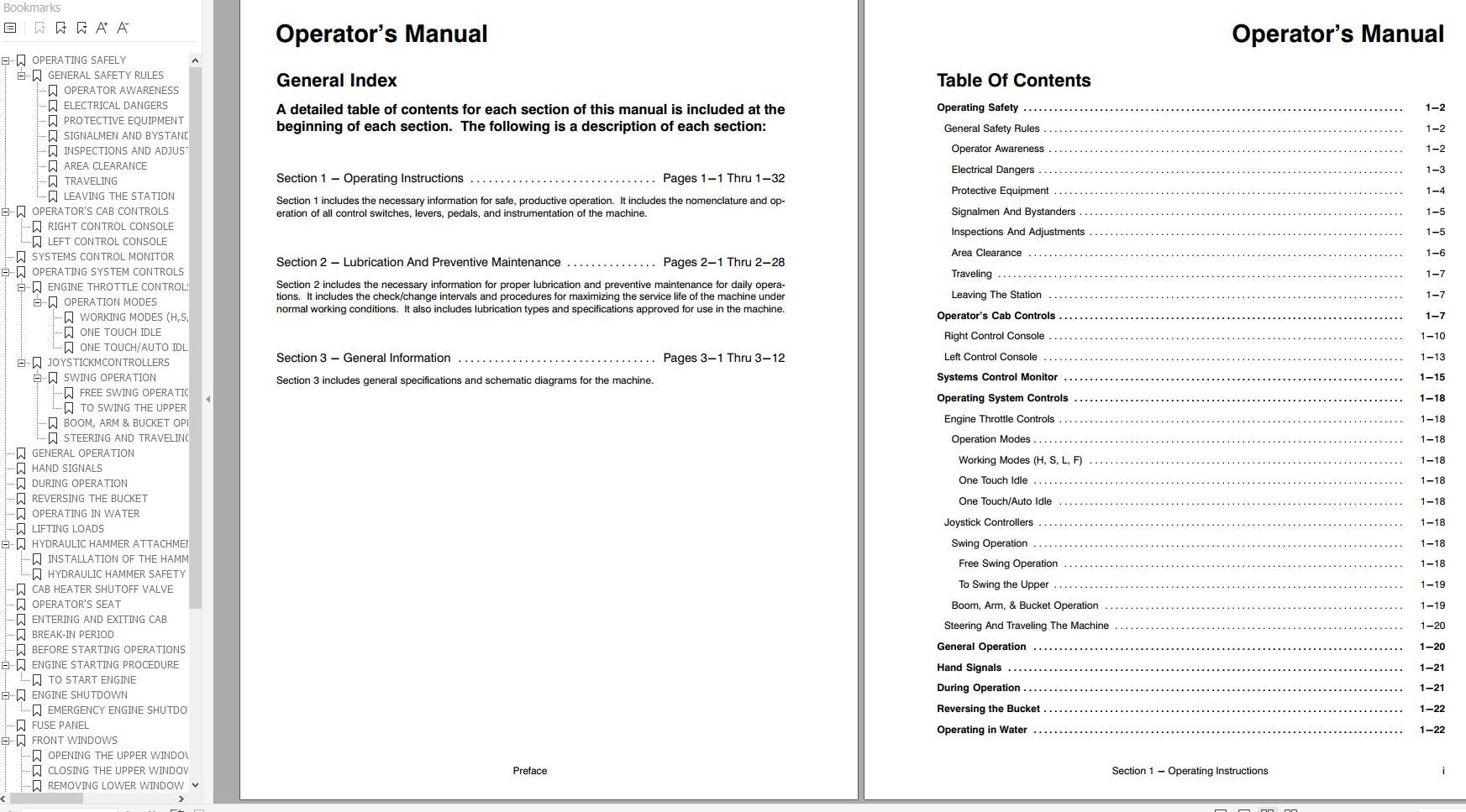 Link Belt Excavator 4300 QTL Quantum Operation Shop Manual 1