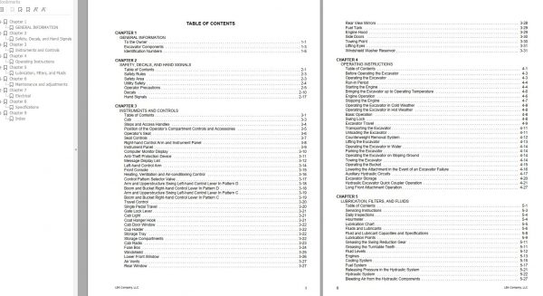 Link Belt Excavator 460 X2 Schematics Operation Parts Shop Manual 4