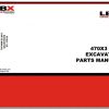 Link Belt Excavator 470 X3 Parts Manual 1