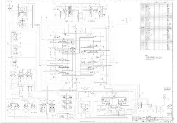Link Belt Excavator 600 LX MH Electrical Hydraulic Schematics and Service Manual 2