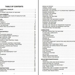 Link Belt Excavator 600 LX MH Tier 3 Schematics Operators Service Manual 1