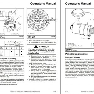 Link Belt Excavator 6000 QSL Operation Manual 1