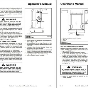 Link Belt Excavator 6000 QSS Operation Manual