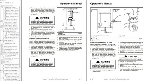 Link Belt Excavator 6000 QSS Operation Manual