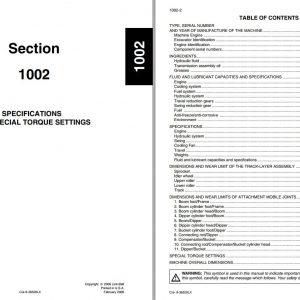 Link Belt Excavator 700 LX EX Tier 3 Schematics Parts Operation Service Manual 5