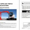 Link Belt Excavator 75 SPIN ACE MSR Tier 3 Schematics Operation Service Manual 2 1