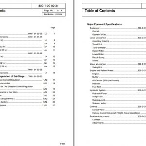 Link Belt Excavator 800 LX EX Tier 3 Schematics Operation Parts Service Manual 1