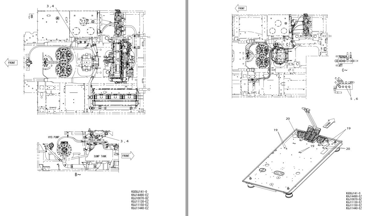 Link-Belt Excavator 800 X2 Parts Manual