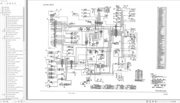 Link Belt Excavator LS 2700CII EX Schematics Operation Service Manual 4