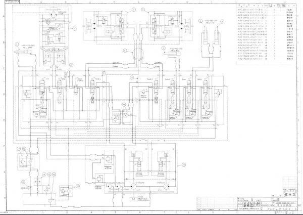 Link Belt Excavator LS 2800B Electrical Hydraulic Schematics 2
