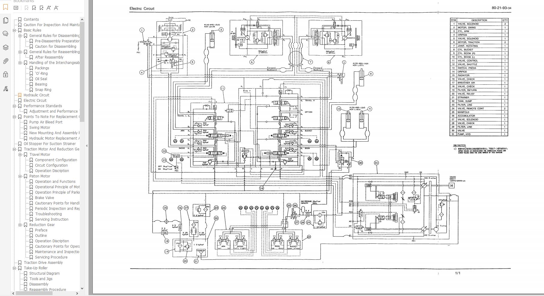 Link Belt Excavator LS 2800CII EX Schematics Operation Service Manual 1