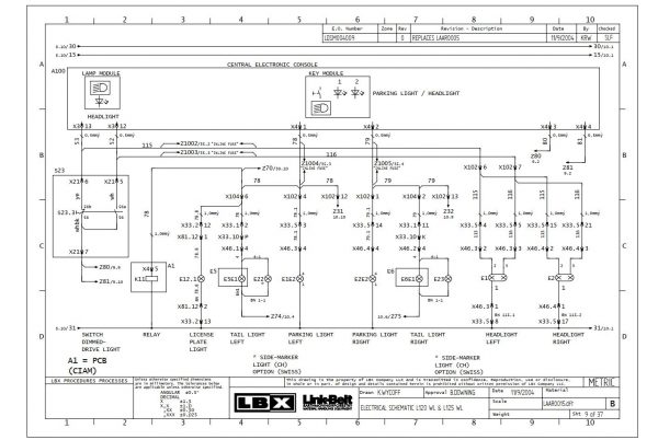 Link-Belt Wheel Loader L120 Electrical Schematic & Hydraulic Schematic