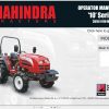 Mahindra Tractor 10 Series 3510 4110 Operators Manual 1320 912 002 0 2005 1