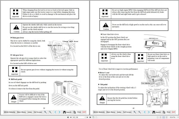 Mahindra Tractor 10 Series 3510 4110 Operators Manual 1320 912 002 0 2005 3