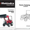 Mahindra Tractor 10 Series 4010 HST Parts Catalogue 12659500010 2011 1