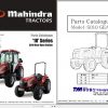 Mahindra Tractor 10 Series 5010 Gear Open Station Parts Catalogue 12419500010 2011 1
