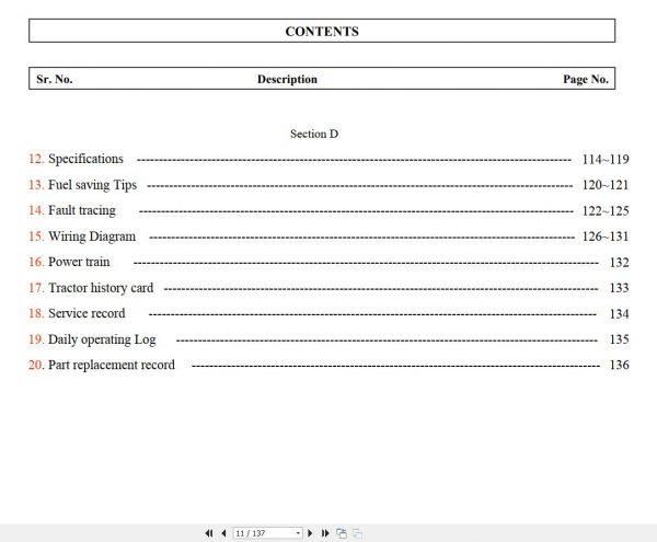 Mahindra Tractor 10 Series 5010 HST Cab Operators Manual 1243 940 001 0 2011 3