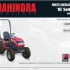 Mahindra Tractor 16 Series 1816 HST Parts Catalogue 1