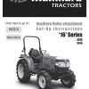 Mahindra Tractor 16 Series 3016 3616 Operators Manual 011007 12150952000 1