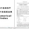 Mahindra Tractor 16 Series 3016 Gear HST Parts Catalogue 1