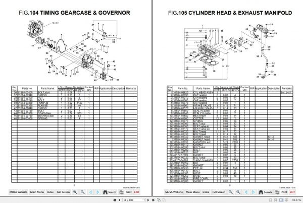 Mahindra Tractor 16 Series 3316 Gear HST Parts Catalogue 3