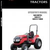 Mahindra Tractor 1640 Shuttle HST Cabin Operators Manual 1