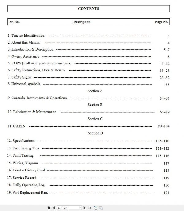 Mahindra Tractor 2555 HST Cab Operators Manual 1228 940 001 0 2019 2