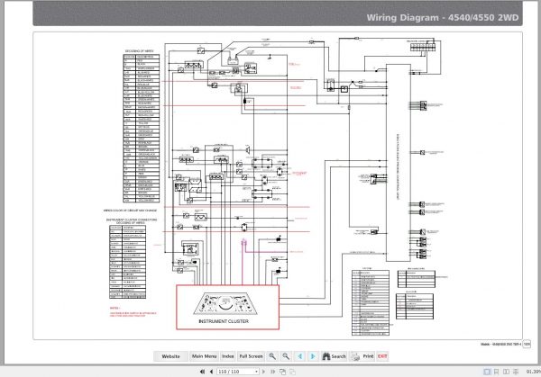 Mahindra Tractor 4540 4550 2WD Operators Manual 3
