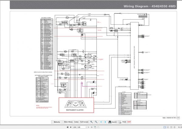 Mahindra Tractor 4540 4550 4WD Operators Manual 3