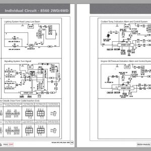 Mahindra Tractor 60 Series 8560 2WD 4WD Operators Manual 3