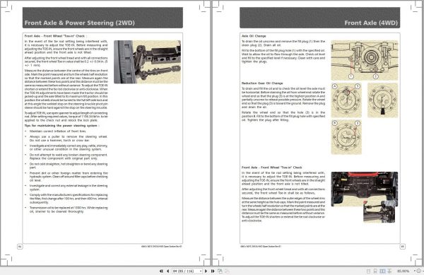 Mahindra Tractor 6065 6075 2WD 4WD Open Station Operators Manual 3
