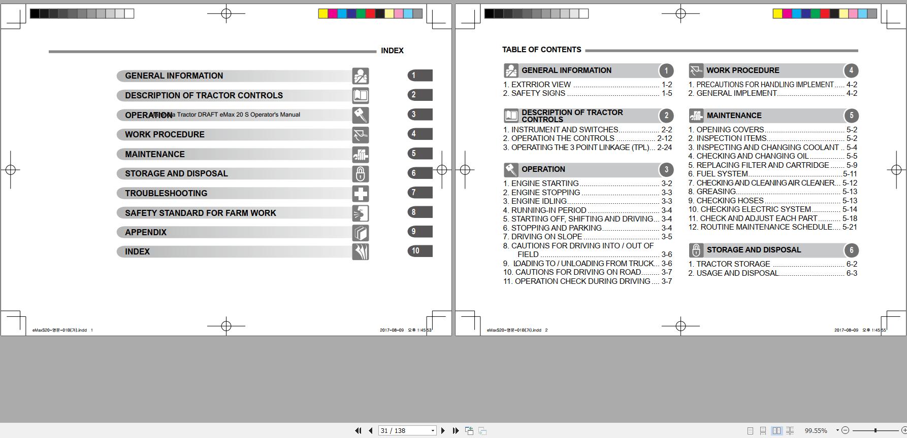 Mahindra Tractor DRAFT eMax 20 S Operators Manual 752018112534 1