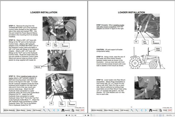 Mahindra Tractor ML106 Series Operators Manual Installation Instructions 3