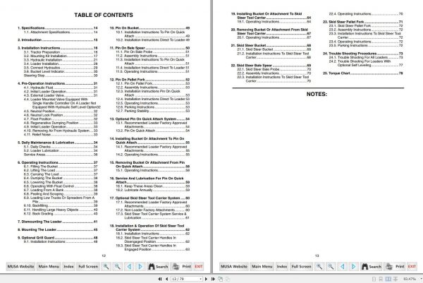 Mahindra Tractor ML170 series Operators Manual Installation Instructions 2
