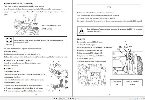 Mahindra Tractor eMax 22L Gear 180709 Operators Manual 1153 912 002 1 2017 3