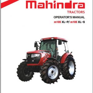 Mahindra Tractor m105 XL P XL S Operators Manual 1