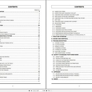 Mahindra Tractor m105 XL P XL S Operators Manual 2