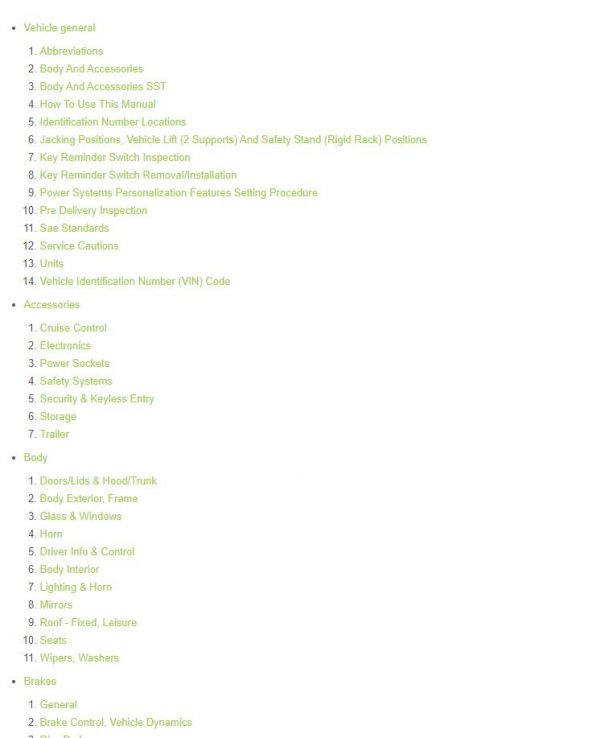 Mazda 3 2016 2021 Service Manual 1