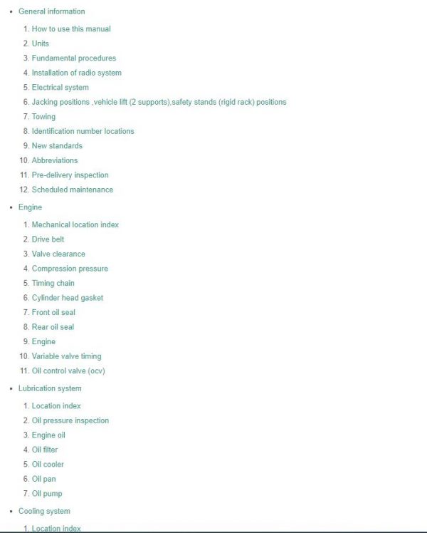 Mazda 6 2016 2021 Service Manual 1