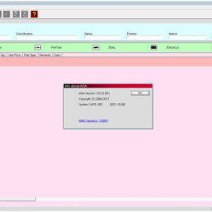 Mitsubishi ASA 10.2021 EPC Spare Parts Catalog 0