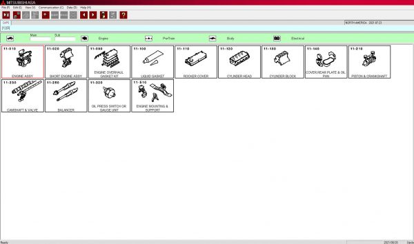 Mitsubishi ASA 10.2021 EPC Spare Parts Catalog 8