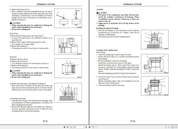 Mitsubishi Forklift MCFE FB25CB Service Manual 2020 3